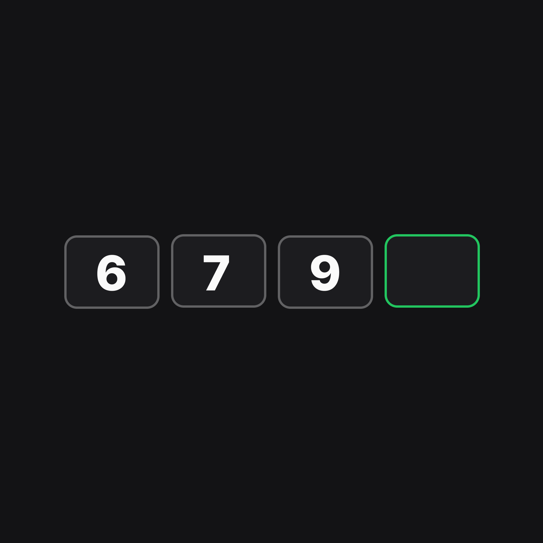 My girlfriend and I kept playing a number-guessing game on paper, so I built it as a website. She's  logo